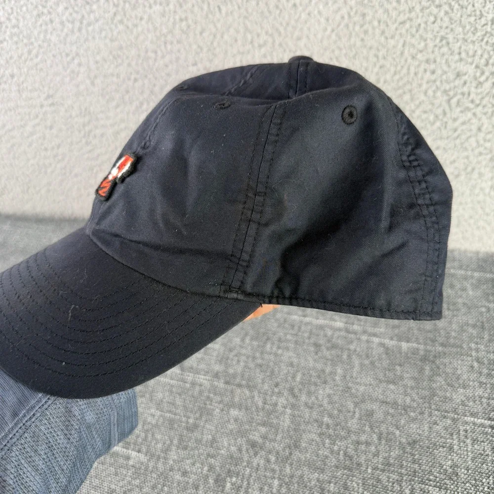 Nike Tiger Woods Frank Golf Hat Strap Back Black Heritage86 Dri-FIT Tiger Logo